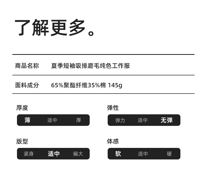DM2315D 海源夏季工作服男短袖套裝機(jī)修服印字LOGO工地工人耐磨工裝定制(圖8)