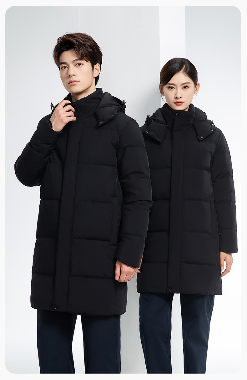 RH-6013 冬季羽絨長(zhǎng)款棉衣工作服純色一體棉服工裝男女工廠商超團(tuán)體服定制(圖17)