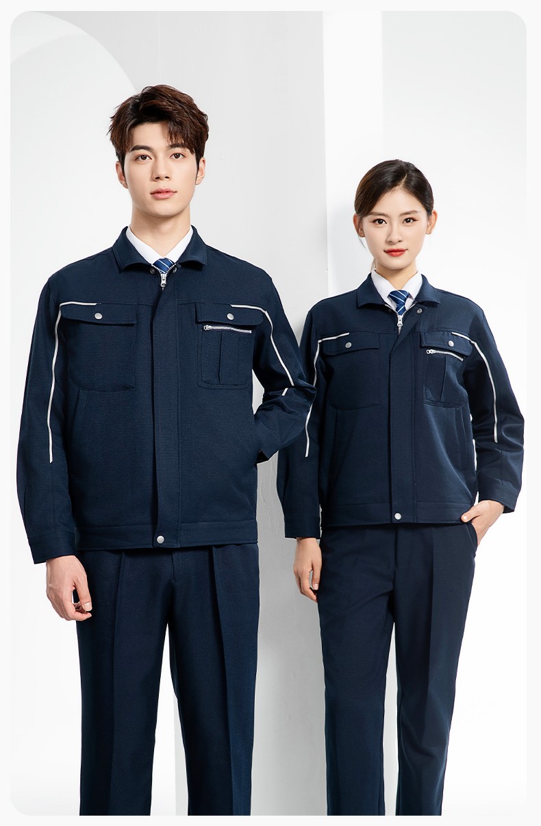 LJ-680012 秋冬高端防靜電工作服套裝男電力電工工程服電子廠勞保服上衣廠服(圖14)